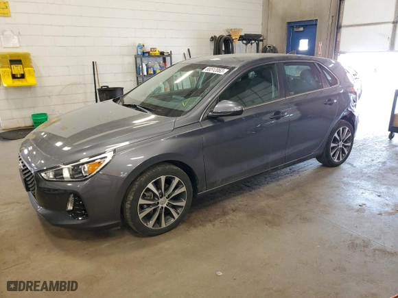 2019 Hyundai Elantra GT with VIN KMHH35LE1KU108889, listed as a Copart auction lot 66512063 with 28,123 mi miles. Bid and sale history available at carsss.com. Image 1.
