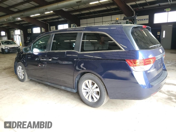 2015 Honda Odyssey EX z VIN 5FNRL5H48FB035981, wystawiony jako Copart lot #51459075 z przebiegiem 198 079 mil mil oraz Czysty tytuł • Clean title. Historia ofert i sprzedaży dostępna na DreamBid. Obrazek 2.