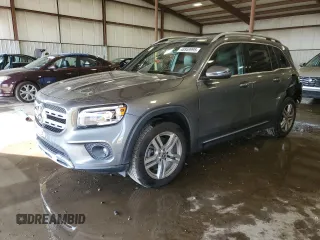 2021 Mercedes-Benz GLB with VIN W1N4M4HB1MW113924, listed as a Copart auction lot 48959995 with 23,681 mi miles and Salvage Title. Bid and sale history available at carsss.com. Image 1.