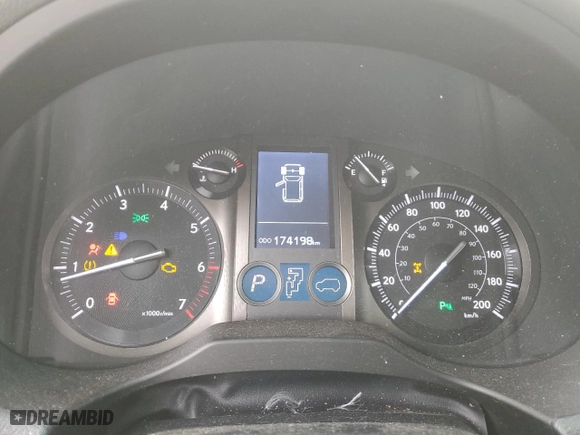 2013 Lexus GX 460 with VIN JTJBM7FX9D5056423, listed as a Copart auction lot 75520374 with 174,198 mi miles and Salvage Title. Bid and sale history available at carsss.com. Image 9.