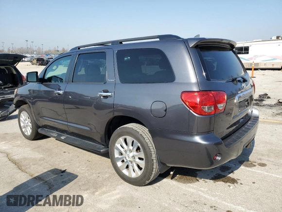 2012 Toyota Sequoia Platinum with VIN 5TDDY5G17CS067282, listed as a Copart auction lot 48822185 with 239,521 mi miles and Salvage Title. Bid and sale history available at carsss.com. Image 2.