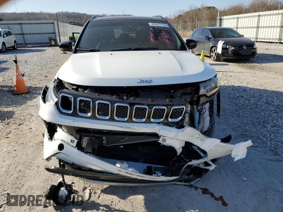 2023 Jeep Compass (RED) Edition with VIN 3C4NJDCN7PT529475, listed as a Copart auction lot 47617115 with 26,874 mi miles and Salvage Title. Bid and sale history available at carsss.com. Image 5.
