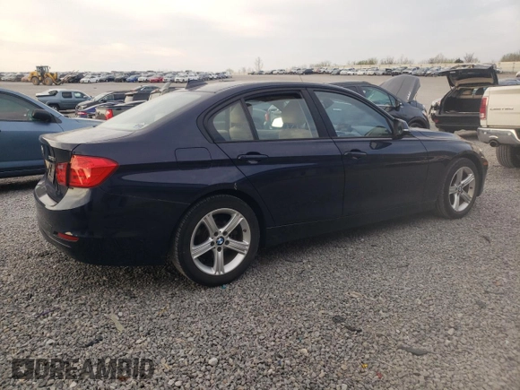 2013 BMW 3 Series 320i with VIN WBA3B1C56DF462132, listed as a Copart auction lot 50185695 with 114,274 mi miles and Salvage Title. Bid and sale history available at carsss.com. Image 3.