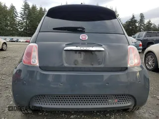 2017 FIAT 500e with VIN 3C3CFFGE5HT580106, listed as a Copart auction lot 84987784 with 48,928 mi miles and Salvage Title. Bid and sale history available at carsss.com. Image 6.