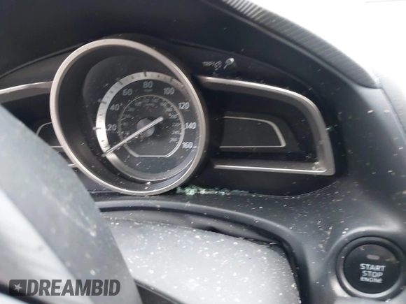 2015 Mazda 3 i SV with VIN JM1BM1T70F1222049, listed as a IAAI auction lot 41308957 with Not Provided miles. Bid and sale history available at carsss.com. Image 7.