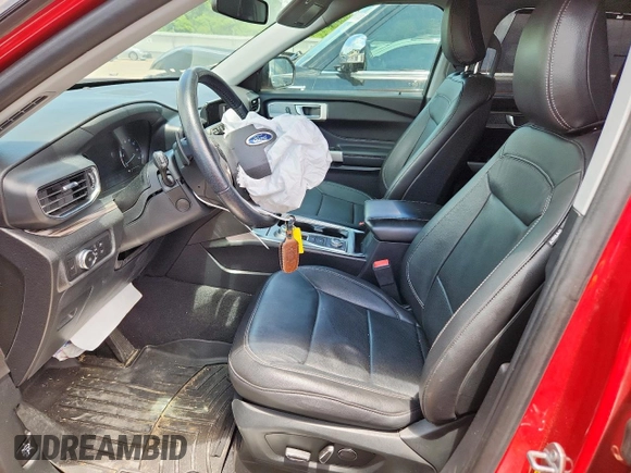 2020 Ford Explorer Limited z VIN 1FMSK8FH2LGD03528, wystawiony jako Copart lot #62380955 z przebiegiem 53 991 mil mil oraz Szkoda całkowita • Salvage title. Historia ofert i sprzedaży dostępna na DreamBid. Obrazek 7.