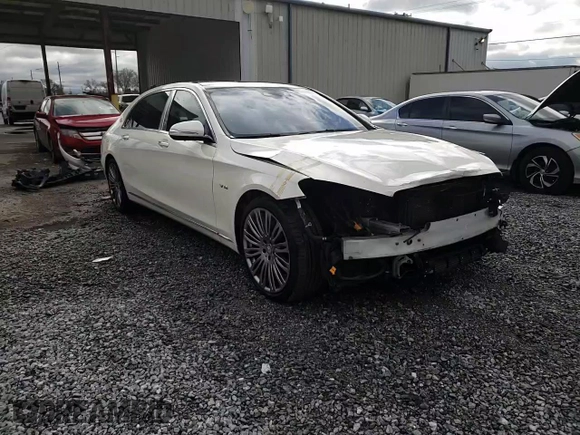2016 Mercedes-Benz S with VIN WDDUX7GB7GA198194, listed as a Copart auction lot 44791945 with 281,590 mi miles and Salvage Title. Bid and sale history available at DreamBid. Image 14.