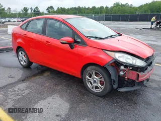 2014 Ford Fiesta SE with VIN 3FADP4BJ7EM205299, listed as a IAAI auction lot 42109032 with 145,797 mi miles. Bid and sale history available at carsss.com. Image 1.