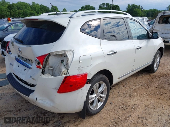 2012 Nissan Rogue S with VIN JN8AS5MV1CW402567, listed as a IAAI auction lot 42179240 with 131,773 mi miles and . Bid and sale history available at DreamBid. Image 4.