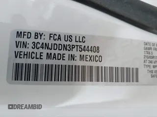 2023 Jeep Compass Trailhawk with VIN 3C4NJDDN3PT544408, listed as a IAAI auction lot 42253800 with 53,105 mi miles and . Bid and sale history available at DreamBid. Image 9.