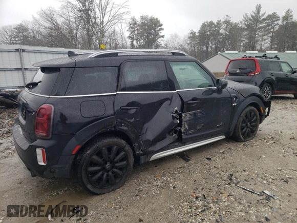 2022 MINI Countryman Cooper S with VIN WMZ83BR08N3N90446, listed as a Copart auction lot 47821885 with 23,147 mi miles and Salvage title. Bid and sale history available at DreamBid. Image 3.