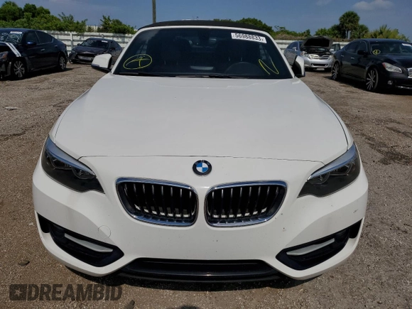 2017 BMW 2 Series 230i with VIN WBA2K9C37H7A26238, listed as a Copart auction lot 56988833 with 46,335 mi miles. Bid and sale history available at carsss.com. Image 5.