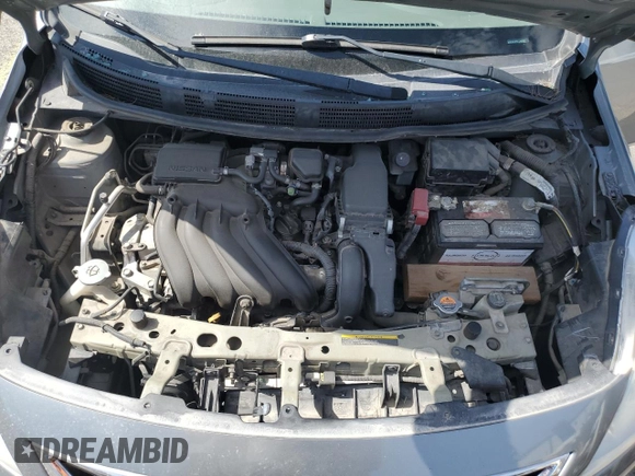 2012 Nissan Versa SV with VIN 3N1CN7AP0CL946595, listed as a Copart auction lot 59562915 with 107,228 mi miles and Salvage title. Bid and sale history available at DreamBid. Image 11.