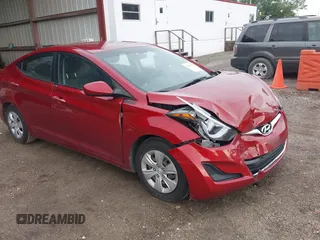 2016 Hyundai Elantra SE with VIN 5NPDH4AE8GH665785, listed as a IAAI auction lot 42447517 with 94,003 mi miles and . Bid and sale history available at DreamBid. Image 1.