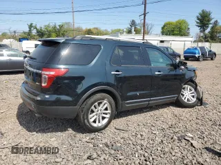 2015 Ford Explorer XLT with VIN 1FM5K8D83FGA60414, listed as a Copart auction lot 54174695 with 100,635 mi miles and Salvage Title. Bid and sale history available at carsss.com. Image 3.