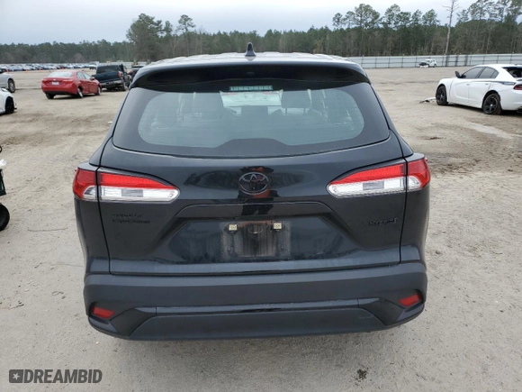 2023 Toyota Corolla Cross Hybrid S with VIN 7MUFBABG7PV015516, listed as a Copart auction lot 84696594 with NaN miles and Salvage Title. Bid and sale history available at carsss.com. Image 6.