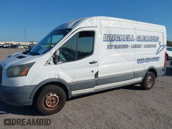 2015 Ford Transit Cargo with VIN 1FTNE2CM9FKA64133, listed as a IAAI auction lot 41312926 with 117,176 mi miles and . Bid and sale history available at carsss.com. Image 6.