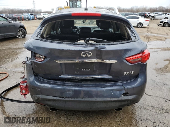2011 Infiniti FX with VIN JN8AS1MW0BM730820, listed as a Copart auction lot 43178305 with 168,626 mi miles and Salvage Title. Bid and sale history available at DreamBid. Image 6.