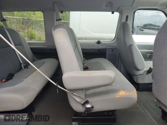 2008 Ford Econoline Passenger XL with VIN 1FBSS31L18DA39220, listed as a Copart auction lot 45862245 with 35,008 mi miles and Salvage title. Bid and sale history available at DreamBid. Image 11.