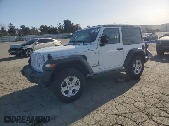 2020 Jeep Wrangler Sport S с VIN 1C4GJXAN1LW276039, выставлен на аукционе Copart как лот 51869825 с пробегом 37 876 миль миль и Списание • Salvage title. История ставок и продаж доступна на DreamBid. Изображение 1.
