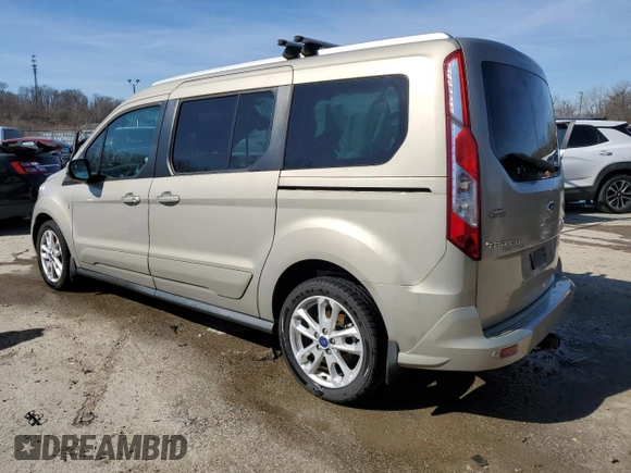 2015 Ford Transit Connect Wagon Titanium with VIN NM0GE9G73F1186303, listed as a Copart auction lot 49785855 with 88,556 mi miles and Salvage Title. Bid and sale history available at carsss.com. Image 2.