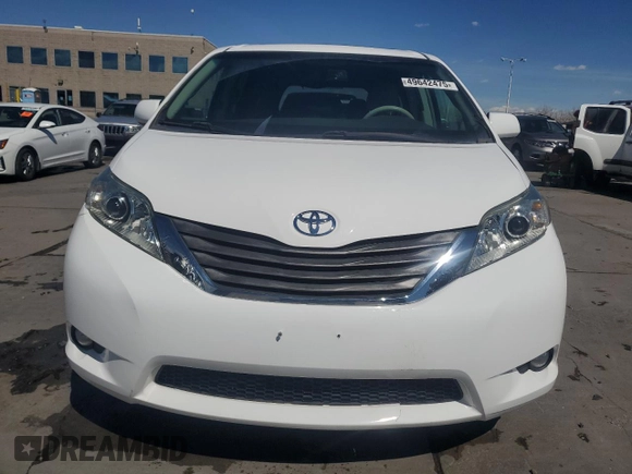 2011 Toyota Sienna XLE AAS with VIN 5TDYK3DC7BS007529, listed as a Copart auction lot 49642475 with 115,117 mi miles and Salvage Title. Bid and sale history available at carsss.com. Image 5.