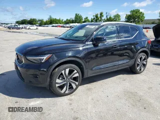 2024 Volvo XC40 Plus Bright Theme with VIN YV4L12UE5R2203508, listed as a Copart auction lot 57909565 with 15,693 mi miles and Salvage title. Bid and sale history available at DreamBid. Image 1.