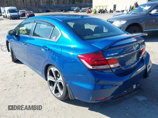 2014 Honda Civic Si with VIN 2HGFB6E55EH700855, listed as a IAAI auction lot 41974580 with 125,270 mi miles and . Bid and sale history available at DreamBid. Image 3.