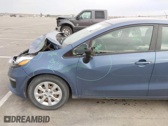 2016 Kia Rio LX with VIN KNADM4A39G6641920, listed as a IAAI auction lot 42158020 with 136,055 mi miles and . Bid and sale history available at DreamBid. Image 12.