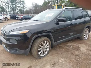 2014 Jeep Cherokee Limited with VIN 1C4PJMDS6EW241175, listed as a IAAI auction lot 41675245 with 126,381 mi miles. Bid and sale history available at carsss.com. Image 2.