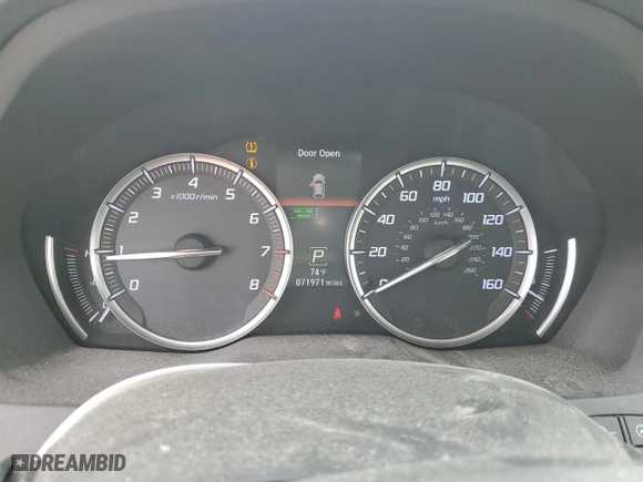 2014 Acura MDX Tech Pkg with VIN 5FRYD4H43EB045365, listed as a Copart auction lot 49688795 with 71,971 mi miles and Salvage Title. Bid and sale history available at carsss.com. Image 9.