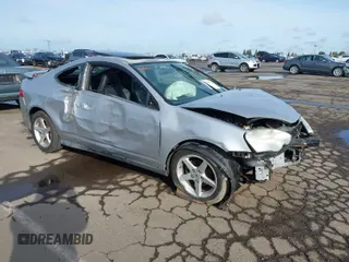 2002 Acura RSX Auto with VIN JH4DC54872C006626, listed as a IAAI auction lot 41827725 with 1 mi miles. Bid and sale history available at carsss.com. Image 1.
