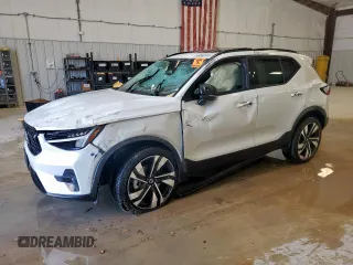 2025 Volvo XC40 Plus Dark Theme with VIN YV4L12UC7S2500512, listed as a Copart auction lot 58101055 with 14,836 mi miles and Non repairable. Bid and sale history available at DreamBid. Image 1.