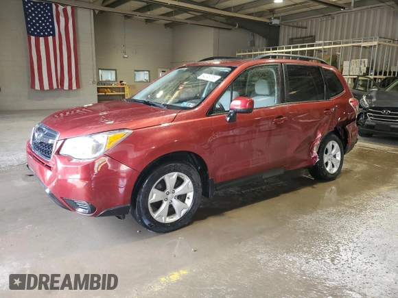 2014 Subaru Forester Premium z VIN JF2SJAEC5EH502351, wystawiony jako Copart lot #54248735 z przebiegiem 45 962 mil mil oraz Szkody całkowita. Historia ofert i sprzedaży dostępna na DreamBid. Obrazek 1.