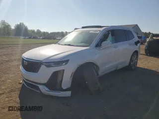 2020 Cadillac XT6 AWD Premium Luxury with VIN 1GYKPDRS0LZ207241, listed as a Copart auction lot 72199624 with 42,476 mi miles and Salvage Title. Bid and sale history available at carsss.com. Image 1.