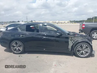 2024 Infiniti Q50 Sensory with VIN JN1EV7CP2RM601184, listed as a IAAI auction lot 41905917 with 3,448 mi miles and . Bid and sale history available at DreamBid. Image 14.