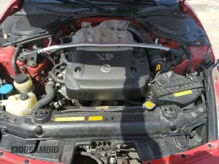 2004 Nissan 350Z Touring z VIN JN1AZ36A44T002949, wystawiony jako Copart lot #54947145 z przebiegiem 89 250 mil mil oraz Szkoda całkowita • Salvage title. Historia ofert i sprzedaży dostępna na DreamBid. Obrazek 11.