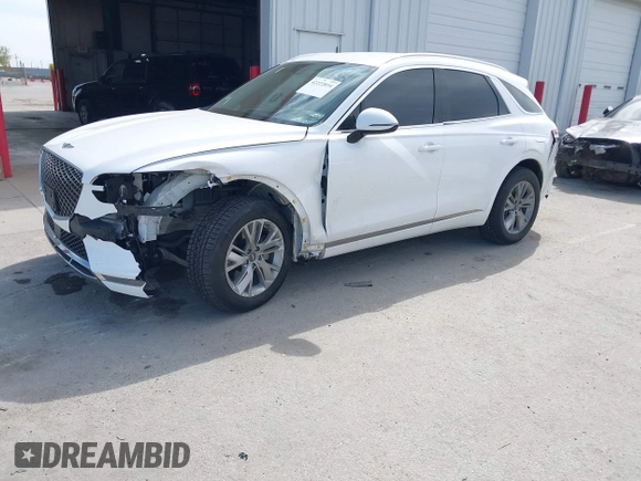 2022 Genesis GV70 2.5T with VIN KMUMADTB0NU043317, listed as a IAAI auction lot 42222034 with 30,566 mi miles and . Bid and sale history available at DreamBid. Image 18.