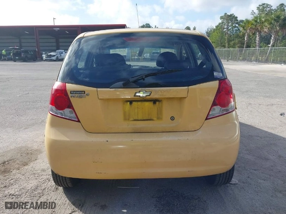2008 Chevrolet Aveo LS with VIN KL1TD66628B207805, listed as a IAAI auction lot 41541006 with NaN miles. Bid and sale history available at carsss.com. Image 17.
