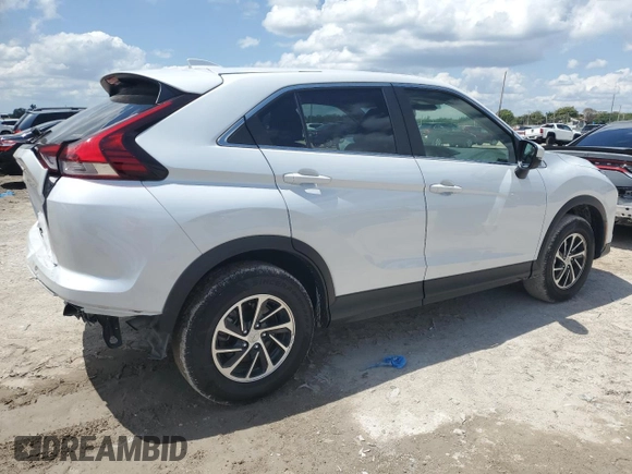 2024 Mitsubishi Eclipse Cross ES with VIN JA4ATUAA2RZ040805, listed as a Copart auction lot 52597735 with 30,849 mi miles and Non repairable. Bid and sale history available at DreamBid. Image 3.
