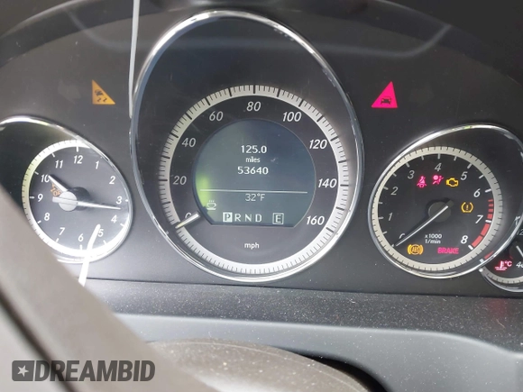 2011 Mercedes-Benz E-Class E 550 with VIN WDDKK7CF7BF108732, listed as a IAAI auction lot 41592820 with 53,640 mi miles. Bid and sale history available at carsss.com. Image 7.
