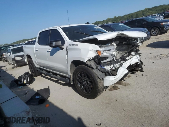 2023 Chevrolet Silverado 1500 RST with VIN 2GCUDEEDXP1145916, listed as a Copart auction lot 70619134 with Not Provided miles and Salvage Title. Bid and sale history available at DreamBid. Image 4.
