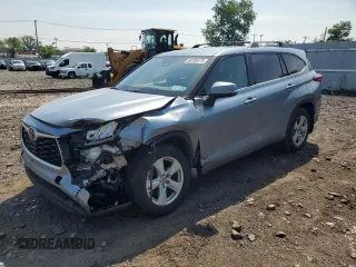 2020 Toyota Highlander LE with VIN 5TDBZRBH3LS014952, listed as a Copart auction lot 60705475 with 47,186 mi miles and Salvage title. Bid and sale history available at DreamBid. Image 1.