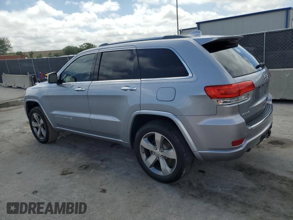 2014 Jeep Grand Cherokee Overland with VIN 1C4RJFCG1EC216154, listed as a Copart auction lot 50984675 with 91,782 mi miles and Salvage Title. Bid and sale history available at carsss.com. Image 2.