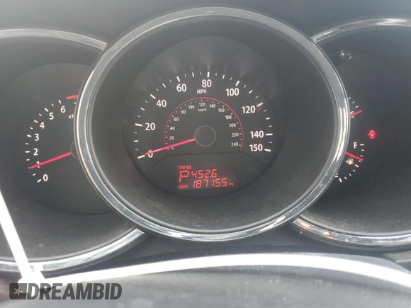 2011 Kia Sorento EX with VIN 5XYKU3A13BG102010, listed as a Copart auction lot 52092575 with 187,155 mi miles and Salvage Title. Bid and sale history available at carsss.com. Image 9.