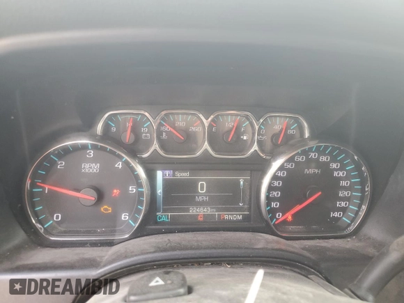 2015 Chevrolet Silverado 1500 LT with VIN 1GCRCREC2FZ305526, listed as a Copart auction lot 49399795 with 224,643 mi miles and Salvage Title. Bid and sale history available at DreamBid. Image 9.
