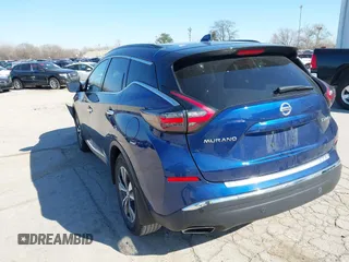 2021 Nissan Murano SV with VIN 5N1AZ2BS9MC126295, listed as a IAAI auction lot 41992143 with 33,385 mi miles and . Bid and sale history available at DreamBid. Image 3.