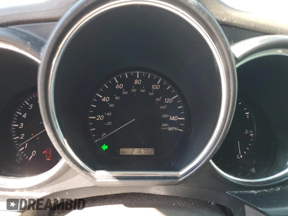2005 Lexus RX 330 with VIN JTJGA31U350051558, listed as a Copart auction lot 60489215 with 216,702 mi miles and Salvage title. Bid and sale history available at DreamBid. Image 9.