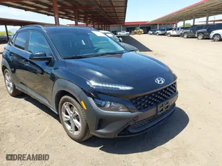 2023 Hyundai Kona SEL with VIN KM8K6CAB9PU990203, listed as a IAAI auction lot 42121756 with 40,537 mi miles. Bid and sale history available at carsss.com. Image 6.