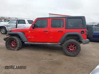 2020 Jeep Wrangler Unlimited Willys with VIN 1C4HJXDN8LW213889, listed as a IAAI auction lot 41561034 with 97,489 mi miles and . Bid and sale history available at DreamBid. Image 15.